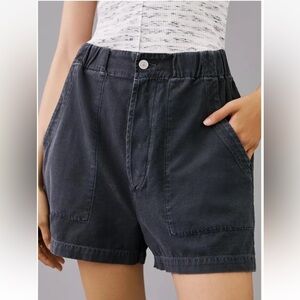 Anthropologie Citizens of Humanity COH High Rise Essa Short Blk 2015-1418 Sz 28